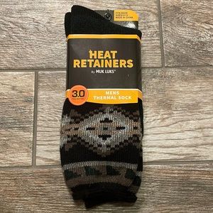 Heat Retainers by Muk Luks Men’s Thermal Socks